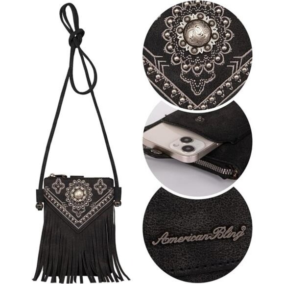 Montana West Crossbody Bags Cell Phone Purse for Women - Picture 4 of 7